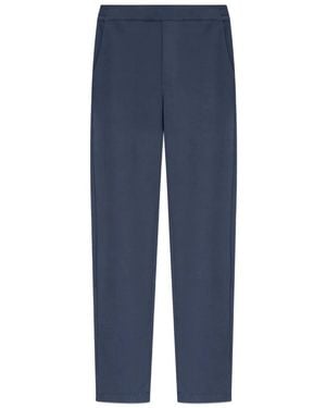Hanro Elastic-Waistband Pocketed Loungewear Trousers - Blue