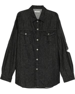 Undercover Camicia Con Stampa Grafica - Nero