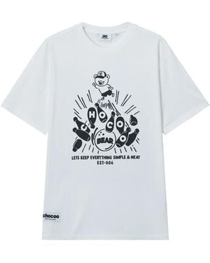 Chocoolate Graphic-Print T-Shirt - White