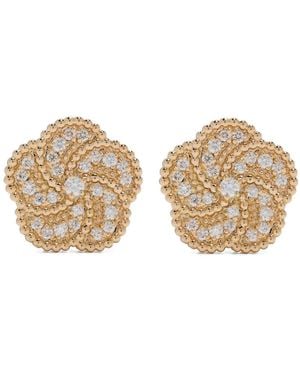 LA PRIMA GIOIELLI 18Kt Gelbgoldohrring Mit Diamant - Natur