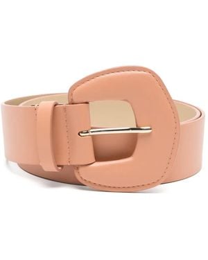 Niu Covered Buckle Belt - Pink