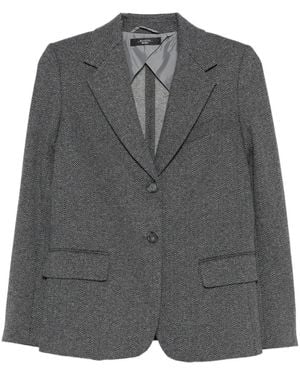 Weekend by Maxmara ノッチドボタン ジャケット - グレー