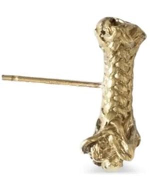 Angela Lago Pendiente Rope En Oro De 18 Ct - Blanco