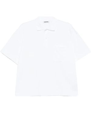 DARKPARK Poloshirt Met Zak En Korte Mouwen - Wit
