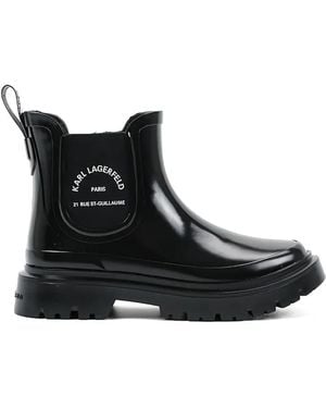 KARL LAGERFELD K/Torrent Rain Boots - Black