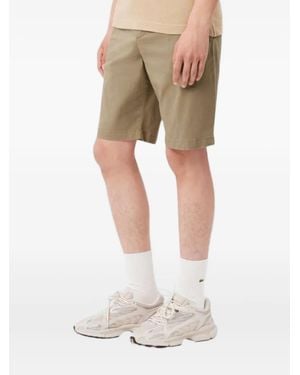 Lacoste Organic-Cotton Chino Shorts - Natural