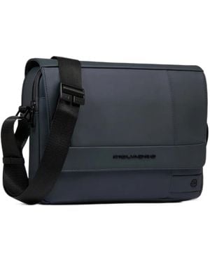 Piquadro Water-Resistant Laptop Bag - Black