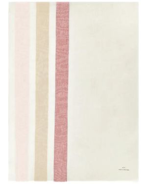 Paul & Shark Striped Scarf - White
