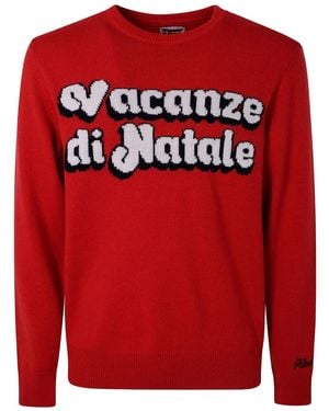 Mc2 Saint Barth Klassischer Pullover - Rot
