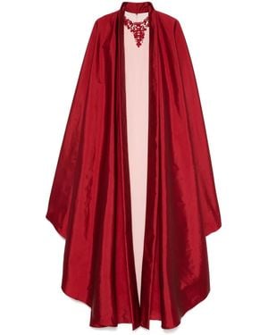 Jean Louis Sabaji Verzierte Abaya Im Layering-Look - Rot