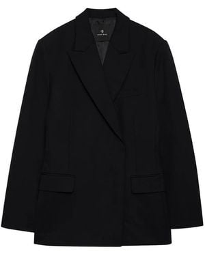 Anine Bing Aretha Blazer - Black