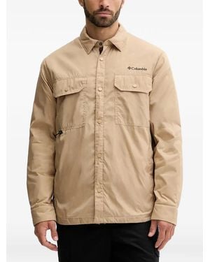 Columbia Landroamer Buttoned Pocket Overshirt - Natural