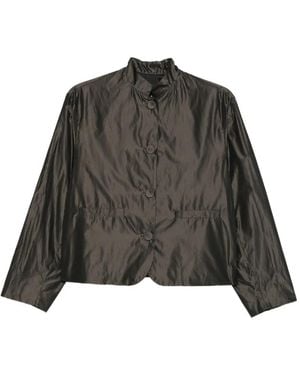 ROSSO35 Geknöpfte Jacke Mit Stehkragen - Braun