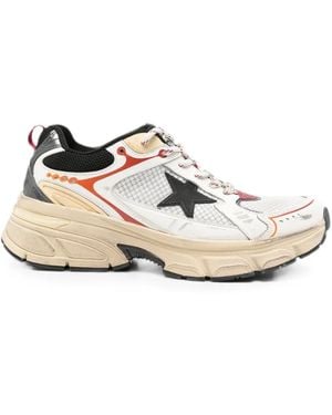 Golden Goose Baskets Lightstar À Patch Étoile - White