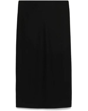 Carven Maxirock Aus Wolle - Schwarz