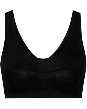 CALIDA Seamless Scoop Bralette - Black