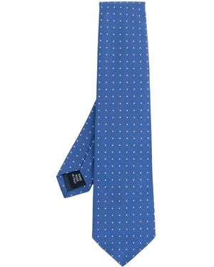 Polo Ralph Lauren Embroidered Polka-Dot Tie - Blue