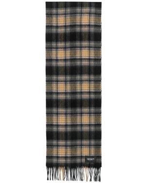 Carhartt Parson Check-Pattern Scarf - Black
