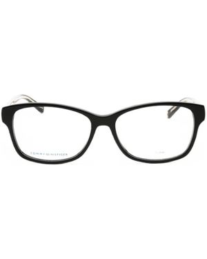 Tommy Hilfiger Gafas Con Montura Rectangular - Negro