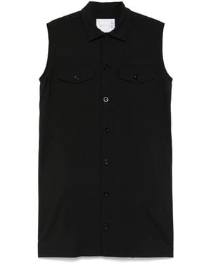 Sacai Sleeveless Mini Dress - Black
