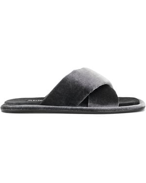 Senso Inka Velvet Slides - Grey