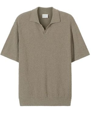 Closed Bouclé-Knit T-Shirt - Gray