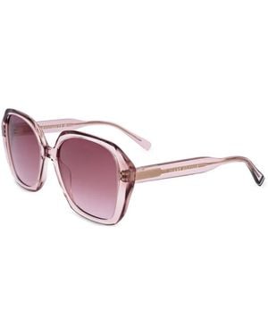 Tommy Hilfiger Geometric-Frame Sunglasses - Pink