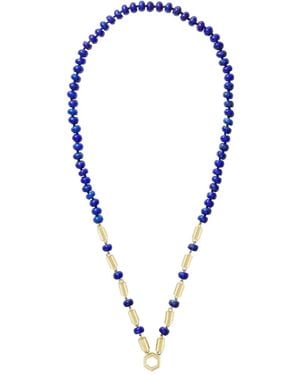 Harwell Godfrey 18Kt Beaded Lapis Lazuli Necklace - Blue