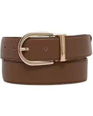 Guess Wendbarer Yvonne Gürtel Mit Monogramm-Print - Braun