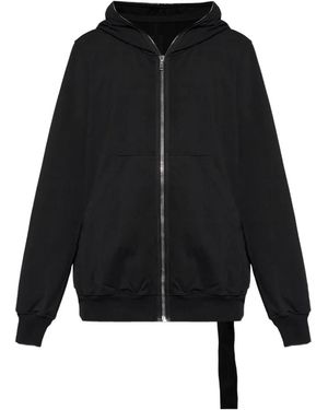 Rick Owens Zip-Up Hoodie - Black