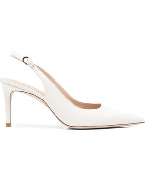 Stuart Weitzman 75Mm Stuart Power Court Shoes - White