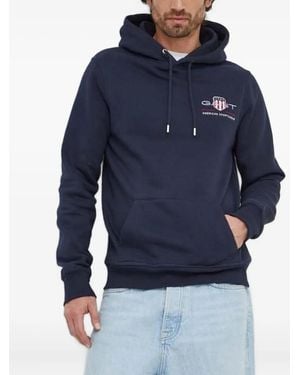 GANT Sudadera Archive Shield con logo bordado - Azul