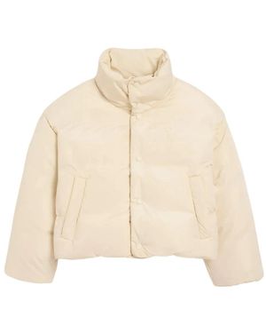 Ami Paris Ami De Coeur Taffetas Jacket - Natural