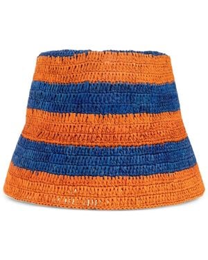 Etro Striped Bucket Hat - Blue