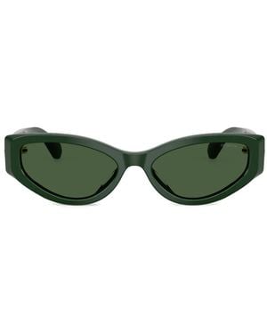 Swarovski Crystal-Embellished Cat-Eye Sunglasses - Green