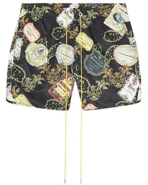 Rhude Vin Bandana-Print Swim Shorts - Green
