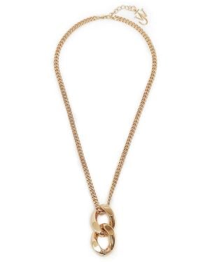 JW Anderson Chain-Link Pendant Necklace - Metallic