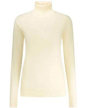 Norway 1963 Roll-Neck Fine-Knit Jumper - White