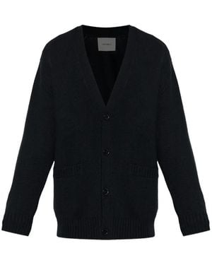 Lisa Yang Wilson Pocket Button Cardigan - Blue