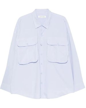 sunflower Flap-Pocket Shirt - White