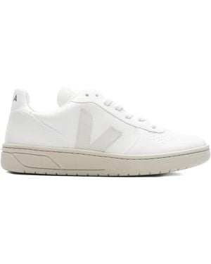 Veja Baskets V-10 Cwl En Cuir - Blanc