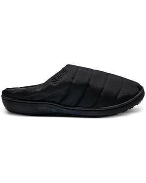 SUBU Nannen Slipper Mit Logo-Stickerei - Schwarz