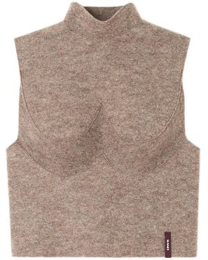 Sunnei Armatura Top - Brown