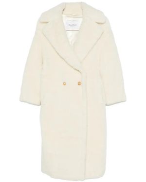 Max Mara Teddy Bear Icon Coat - White