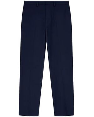 ARMANI EXCHANGE Pantalon De Costume À Plis Marqués - Blue