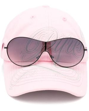 Kap Company Embellished Cap - Pink