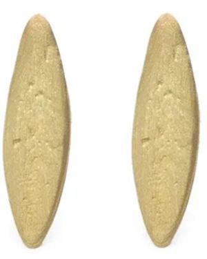 Sia Taylor 18Kt Golden Seeds Earrings - Metallic