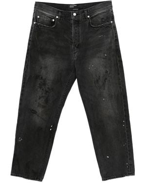 Enfants Riches Deprimes Paint-Splatter Distressed Jeans - Grey