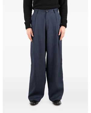 Societe Anonyme St Andrew タックパンツ - ブルー