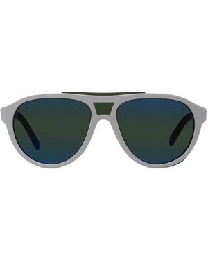 Vuarnet Top-Bar Pilot Sunglasses - Green